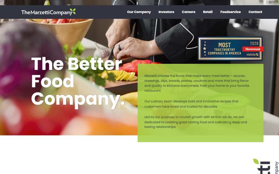 The Marzetti Company website