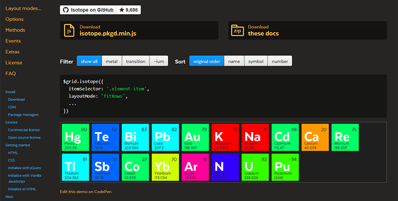 Isotope JS